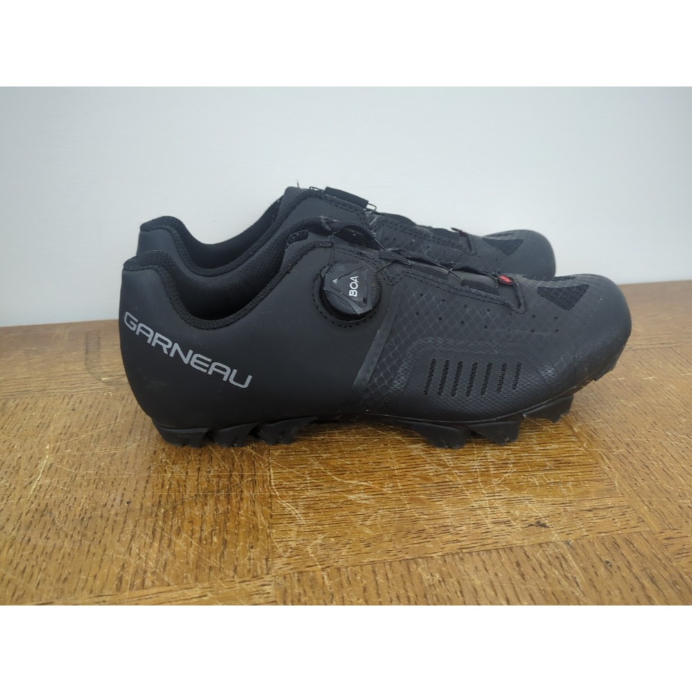 Garneau Men's Bike Cycling Clip Shoes Ergo Grip - Black BOA Canada Sz US 7 - Picture 3 of 9
